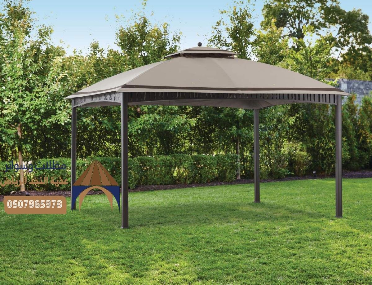 تصميم مظلات حديدية ليزرية بأشكال رائعة لأسطح المنازل والحدائق في الرياض.