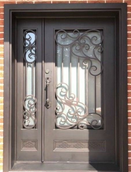 ارخص انواع ابواب الحديد خارجيه ابواب قص ليزر المنيوم باجمل الاشكال الرياض