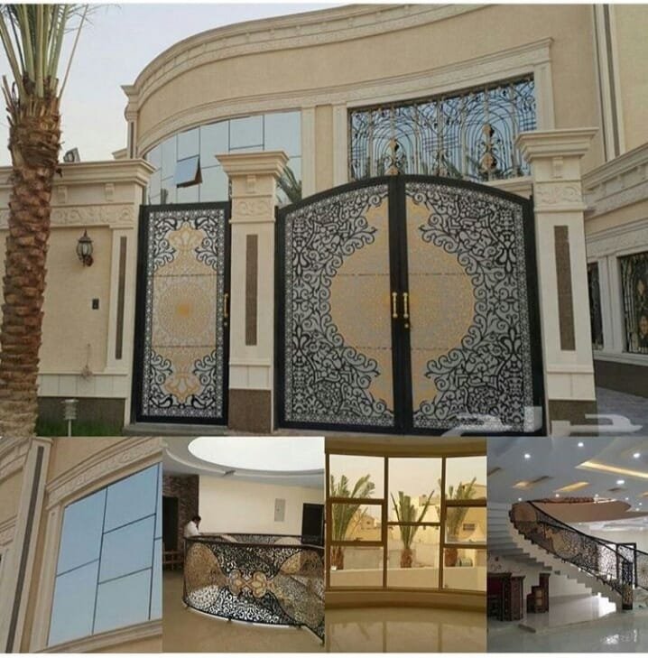 اشكال شبابيك حديد الرياض درايش نوافذ حديدية عصرية